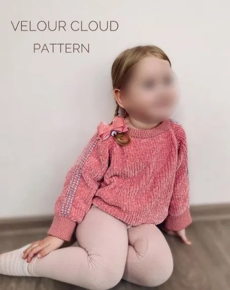 Джемпер Velour cloud (marymer_knit)