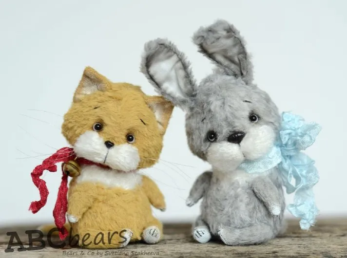 [ABCbears] PDF-выкройка 2 в 1 «Заяц и Кот» (Светлана Стахеева)