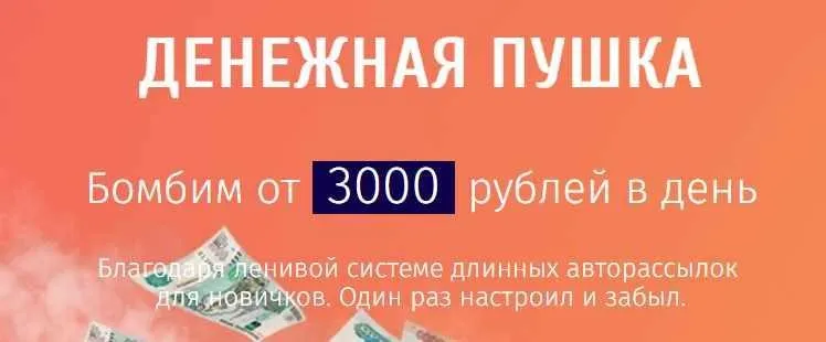 Денежная пушка. Тариф - Без поддержки (Константин Руднев)