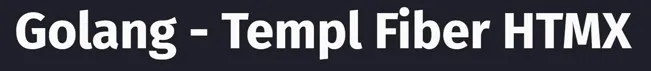 [PurpleSchool] Golang - Templ Fiber HTMX. Тариф Премиум (Антон Ларичев)