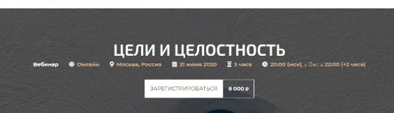 Цели и Целостность (Александр Палиенко)