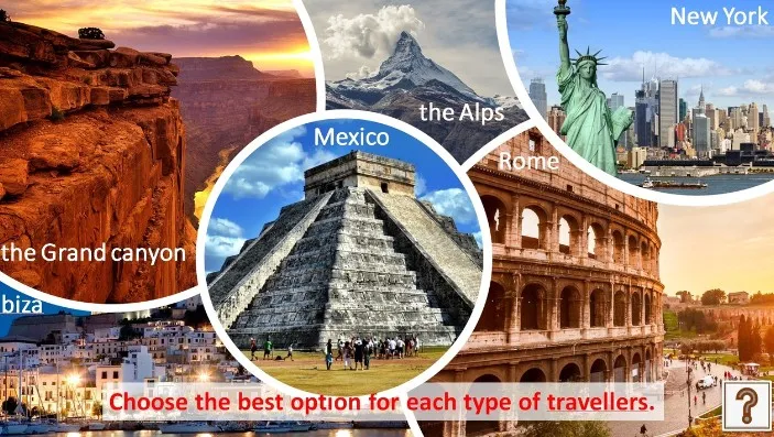 Интерактивная игра Types of Travellers (Ольга Белькова)