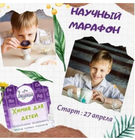 Научный марафон Химия на кухне (dnk.molekula)