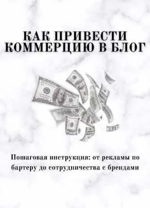 Гайд «Как привести коммерцию в блог» (laizafox7)