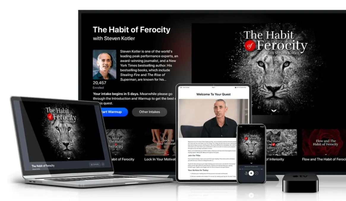 [Mindvalley] The Habit of Ferocity (Steven Kotler)