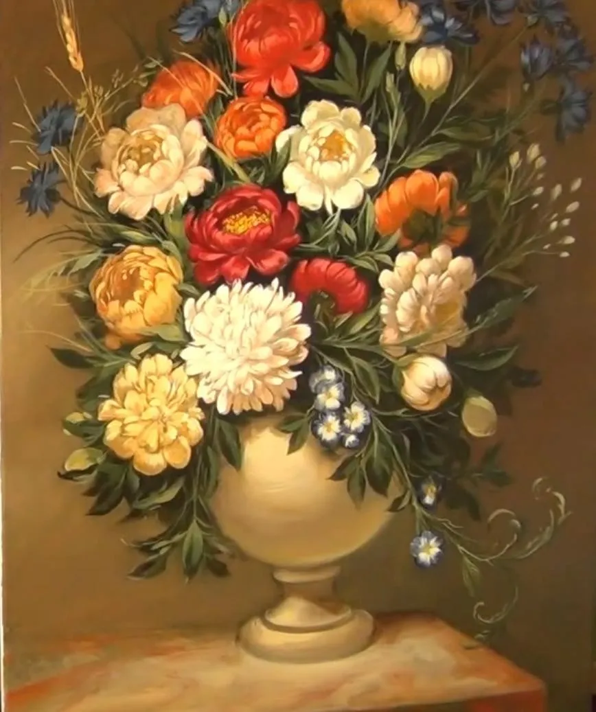 Пионы в стиле голландских мастеров (Денис Никонов)