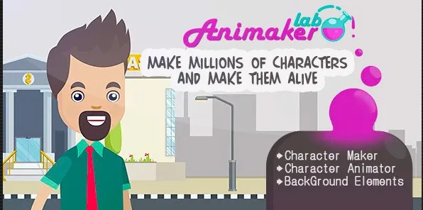 [envatomarcet] Лаборатория Animaker. After Effects Project - для анимации персонажей 2015
