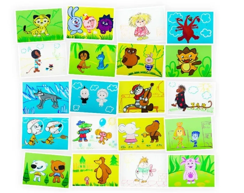Рисуем Героев Русских Мультфильмов [Skillberry]