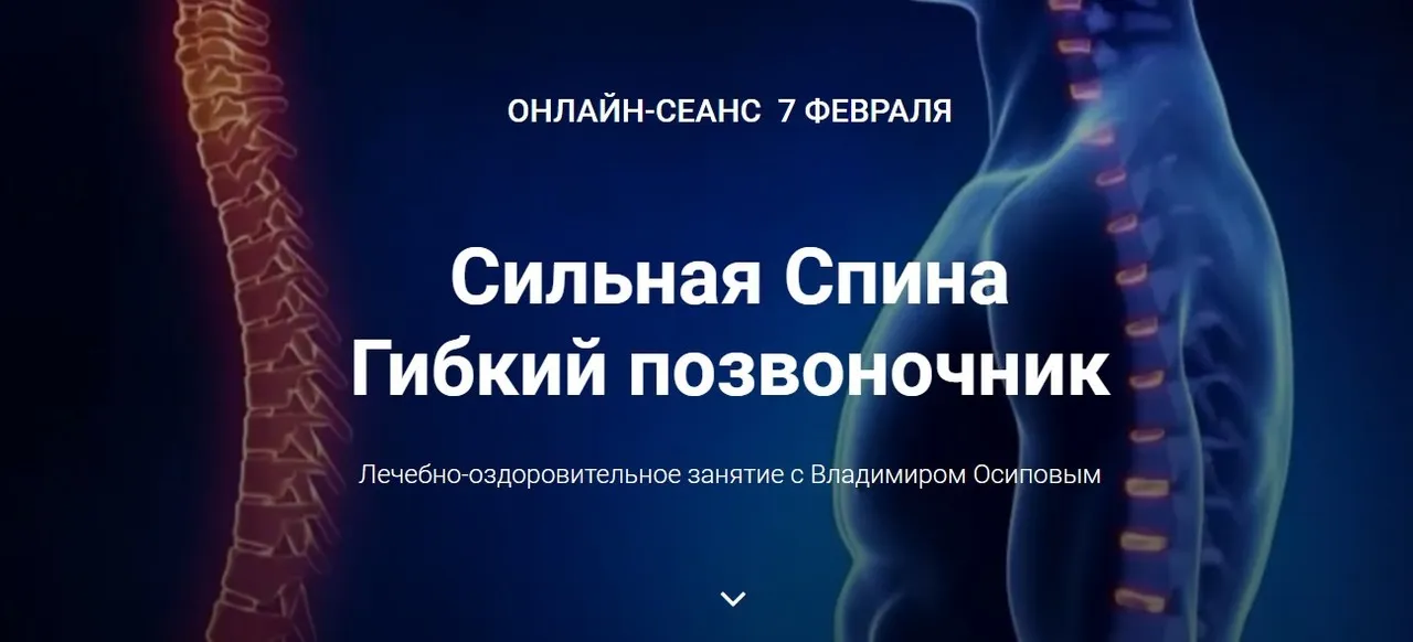 Сильная спина. Гибкий позвоночник (Владимир Осипов)