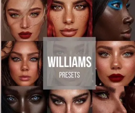 Пресеты Lightroom Williams Presets 2021 (Тамара Вильямс)