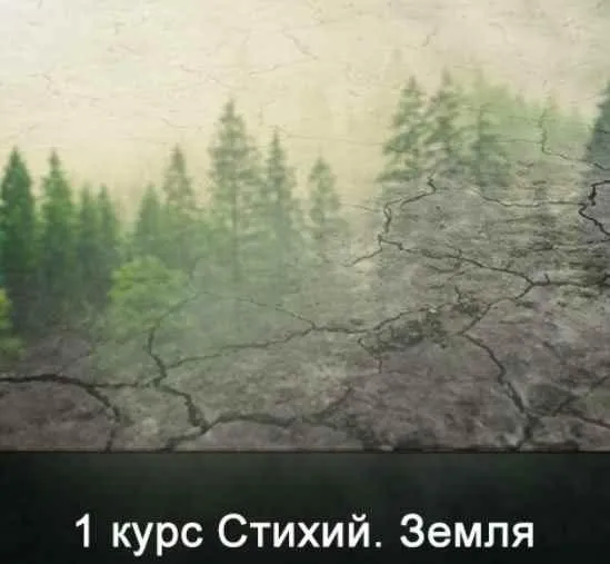 [Школа Меньшиковой] 1 курс Стихий. Земля (Ксения Меньшикова)