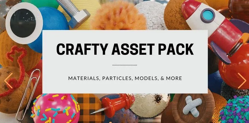 [Blender] Набор ассетов - Crafty Asset Pack (SouthernShotty)