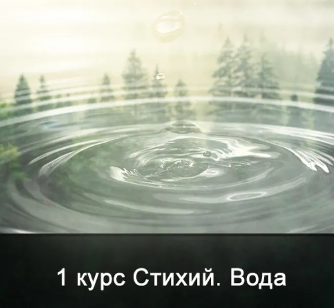 [Школа Меньшиковой] 1 курс Стихий. Вода (Ксения Меньшикова)