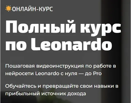 [marketbox] Полный курс по Leonardo (Юлия Литвина)