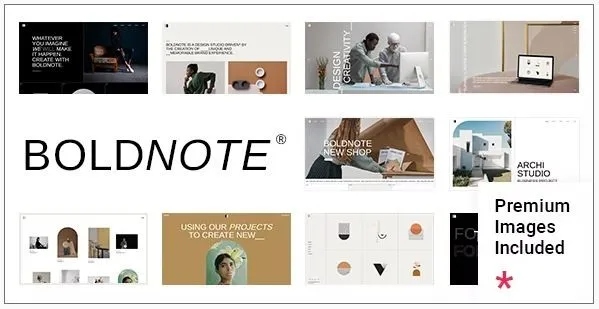 [Themeforest] Boldnote. Тема портфолио для WordPress (Edge-Themes)