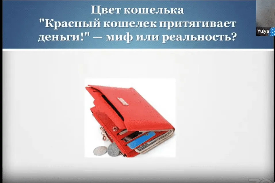 Фэн-шуй кошелька (Юлия Полещук)