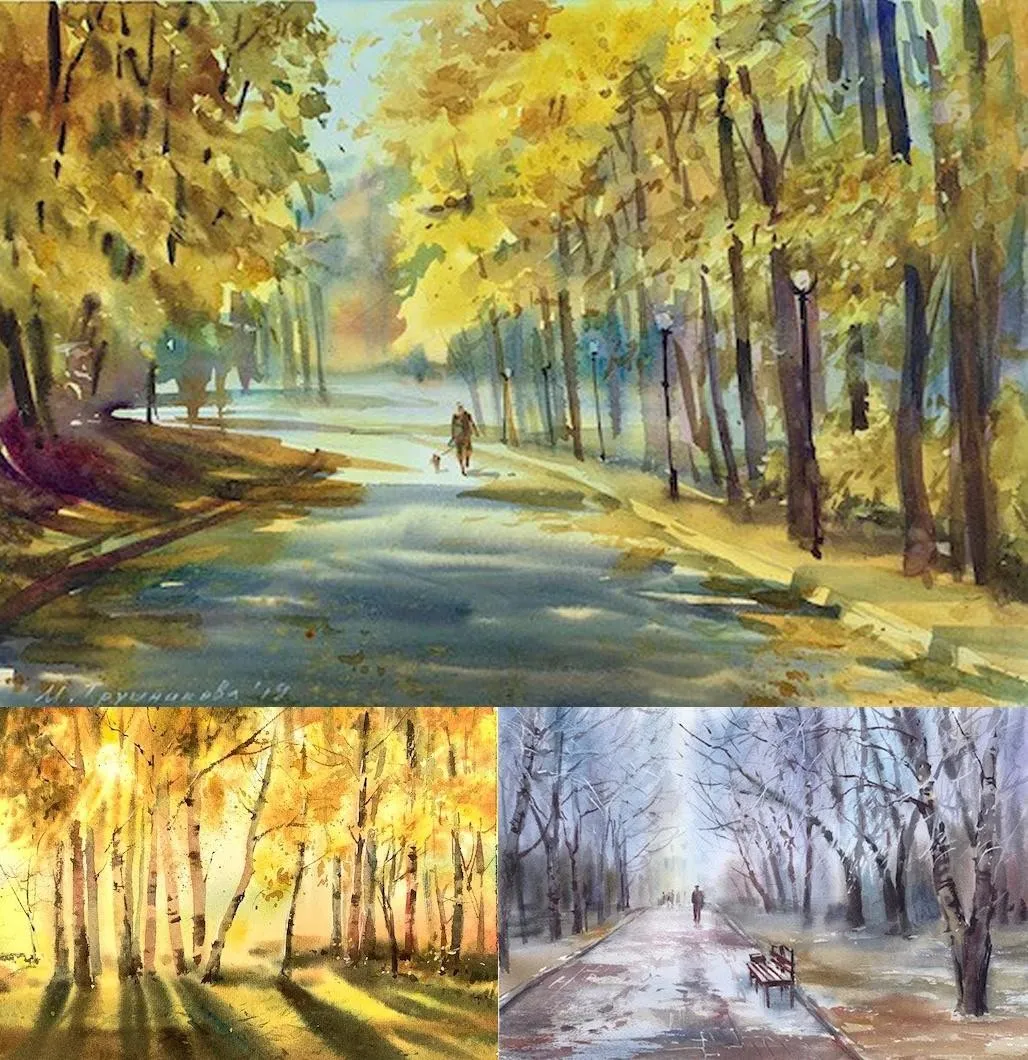 Природный пейзаж Осень (Марина Трушникова)