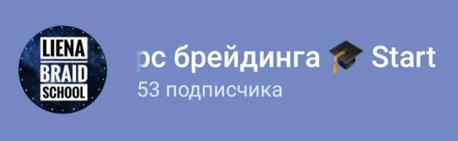 Курс брейдинга Start (liena_braids)