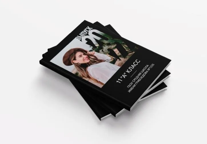 PSD-Шаблон фотокниги для средней школы Freedom Black. Размер 21х30 (Ирина Миронова)