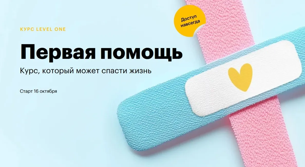 [Level One] Первая помощь: Курс, который может спасти жизнь (Дмитрий Шелег)