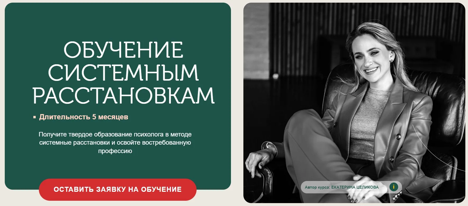 Семейные расстановки 2-й поток. Тариф Специалист (Екатерина Целикова)