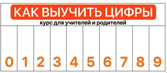 Как выучить цифры (Оксана Солодина)