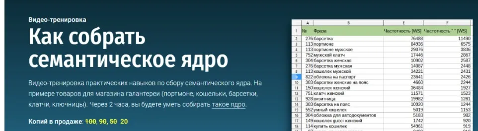 Как собрать семантическое ядро (Андрей Громов)