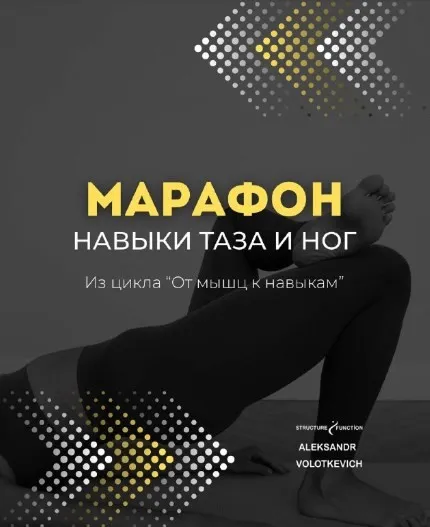 Навыки таза и ног. Марафон из цикла От мышц к навыкам (Александр Волоткевич)