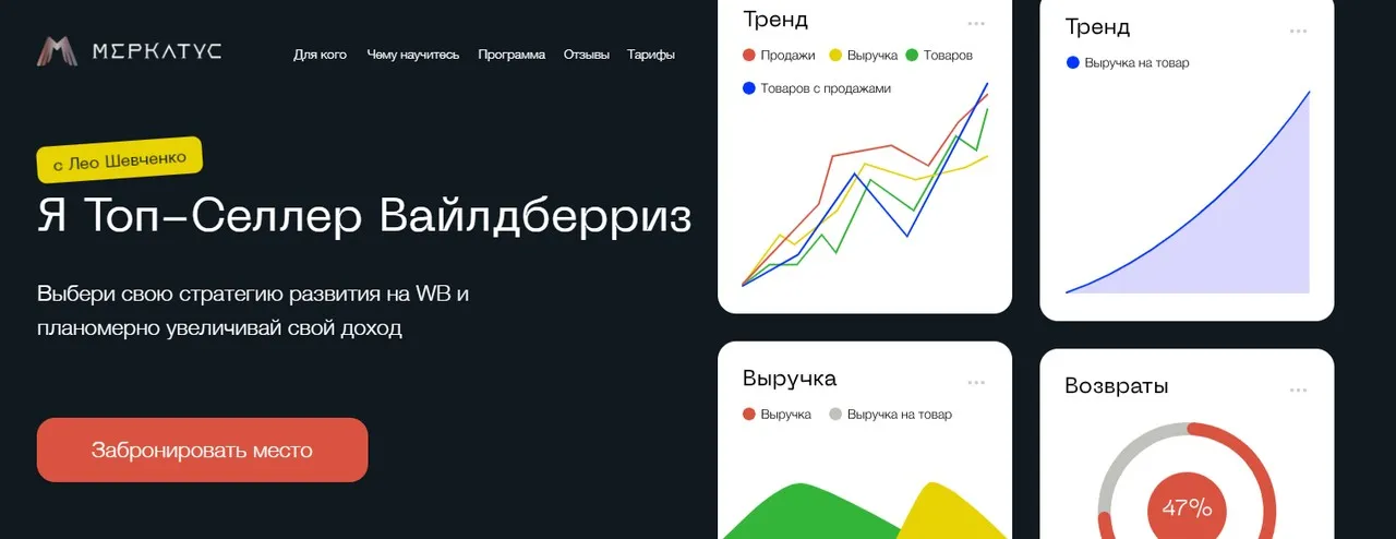 [Меркатус] Я Топ-Селлер Вайлдберриз 14 поток 2024. Тариф Я супер селлер (Лео Шевченко)