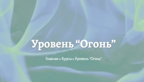 Уровень Огонь (Елена Миргородская,  Станислав Лосев)