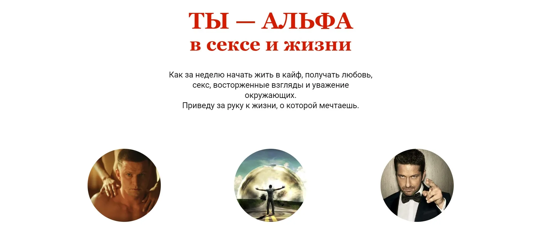 Ты Альфа в сексе и жизни. Тариф на 1 месяц (Николай Светлов)