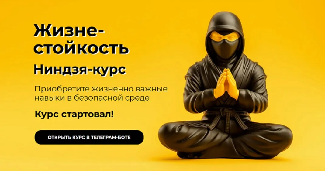 [Sober One] Ниндзя-курс жизнестойкости (Валентина Петрова, Софья Бельская)