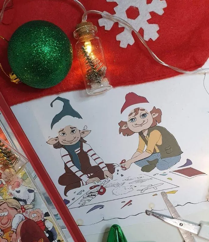 [Досуг с ребенком] Новогодний адвент Привет от кузена Риска. 4-10 лет