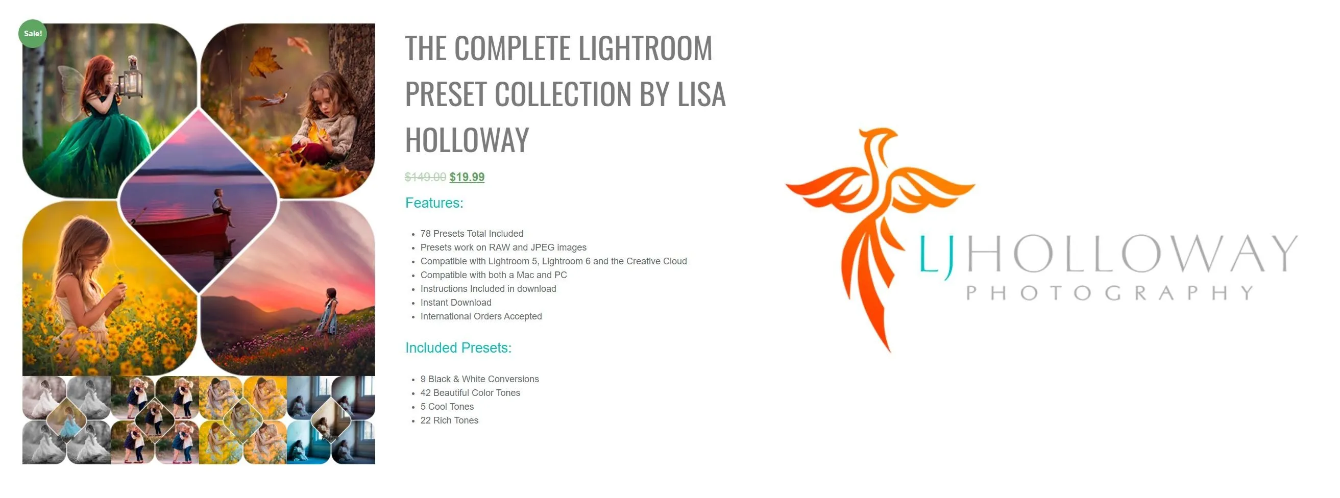 The complete lightroom preset collection (Lisa Holloway)