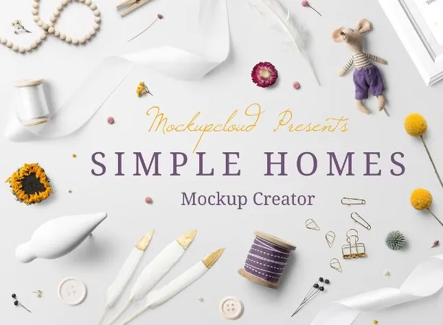 [Creative Market] Simple Homes Mockup Creator, 2018