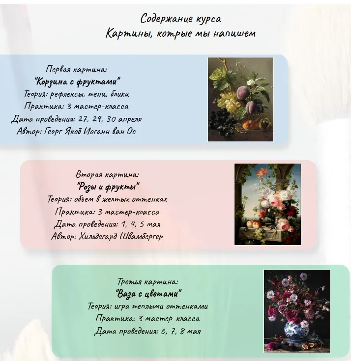 Голландские натюрморты. Пакет Секретный  (Ольга Базанова)
