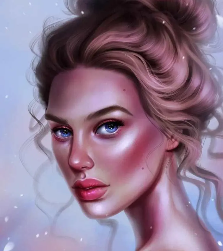 Цифровой Портрет в Procreate / Portrait Painting Tutorial with Voiceover (Sandra Winther Art)
