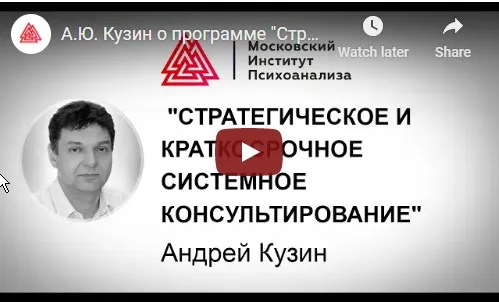 Стратегическое и краткосрочное системное консультирование под руководством (Кэрин Шлангер)