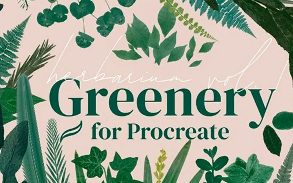 [Procreate] Greenery Brushes for Procreate - Herbarium vol. 1