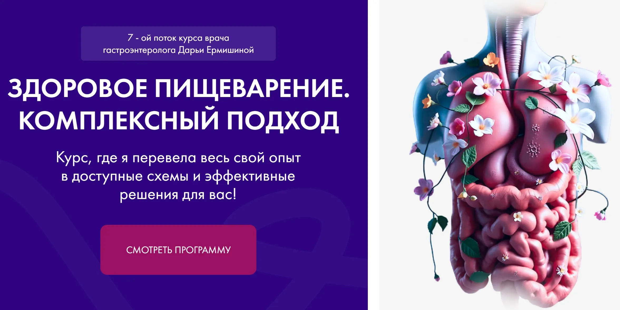 Здоровое пищеварение. Комплексный подход 7.0. Тариф Для себя (Дарья Ермишина)