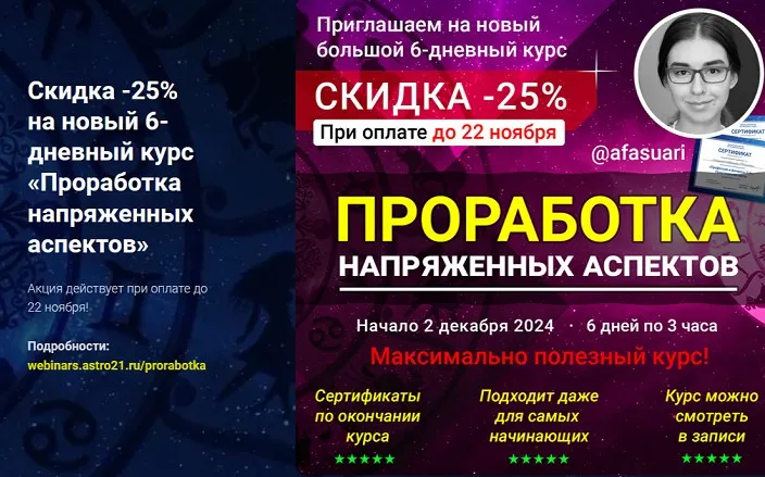 Проработка напряженных аспектов (Афа Суари)