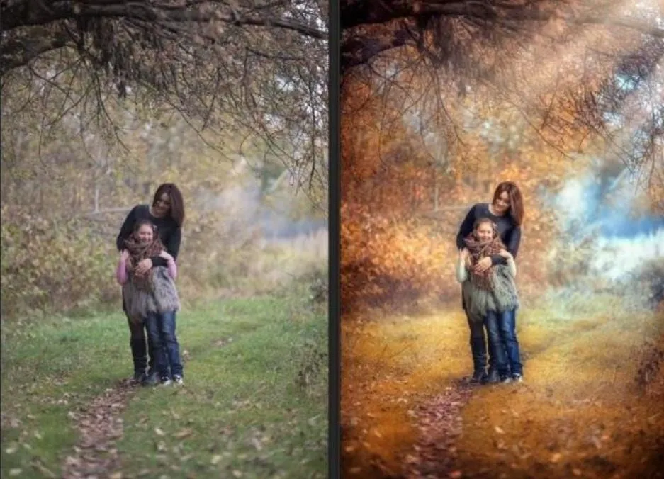 Художественная обработка осенних фотографий (Алина Каютина)