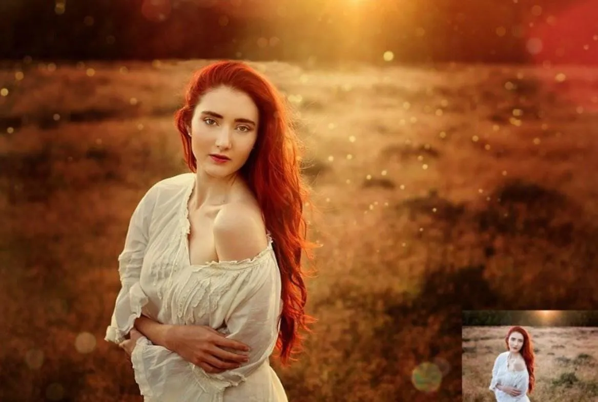 [Kimladesigns.com] Фотоналожения Золотое Лето / Golden Summer Photo Overlays