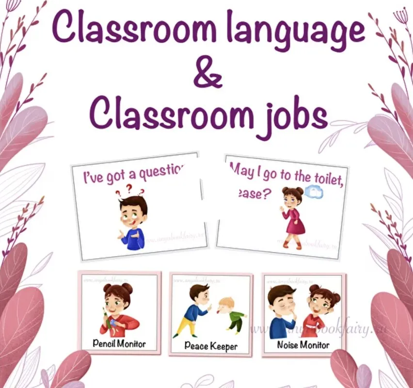Classroom language & classroom jobs (Анна Меркурьева)