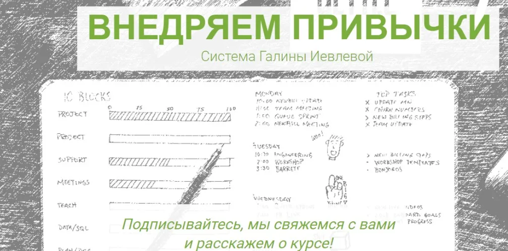 Внедряем привычки. Тариф Разбираюсь (Галина Иевлева)