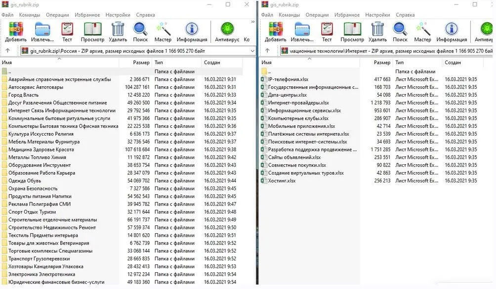 [parseronline] База организаций 2Gis. Июль 2021