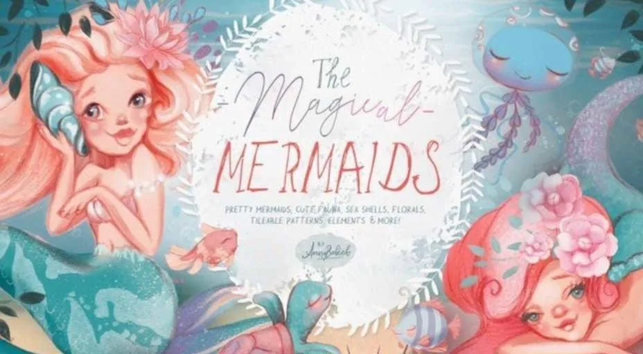 [creativemarket] The Magical Mermaids (Анна Бабич)