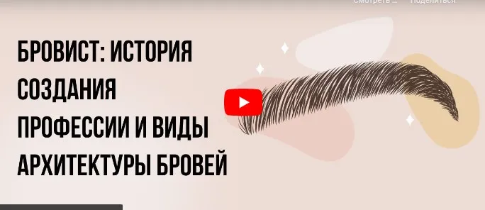 [Инфоурок] Бровист: история создания профессии и виды архитектуры бровей (Кристина Калайджан)