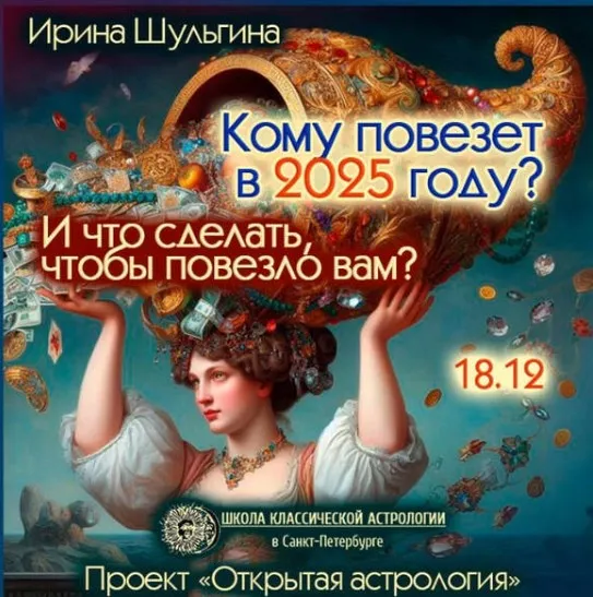 Кому повезет в 2025 году? И что сделать, чтобы повезло вам? (Ирина Шульгина)