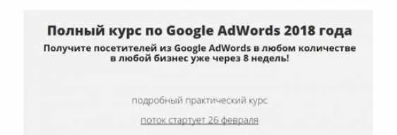 Полный курс по Google AdWords 2018 (Константин Сентищев)